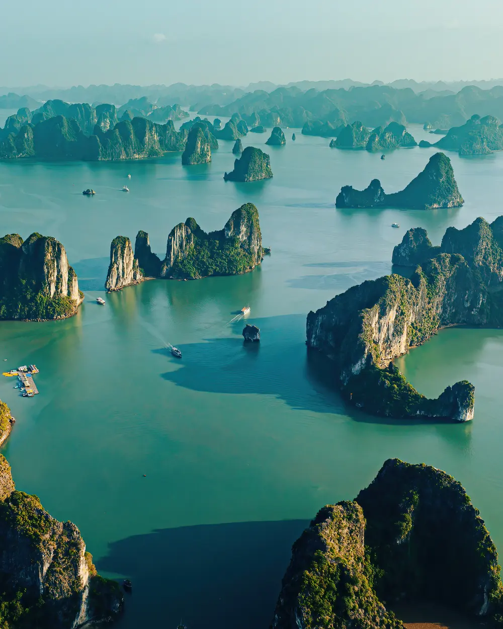 A floating fishing village, Ha Long