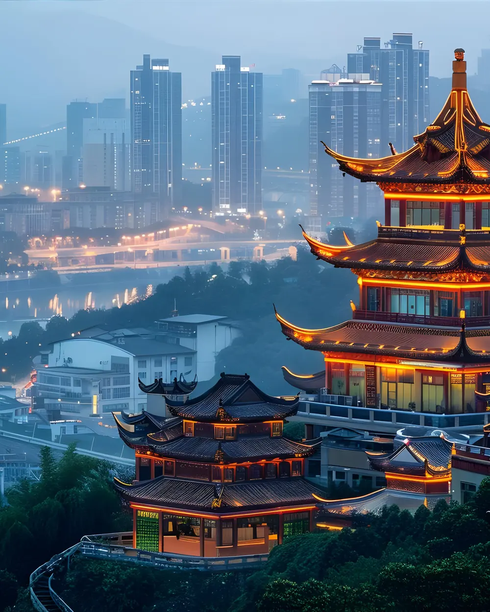 Ningbo, by the water
